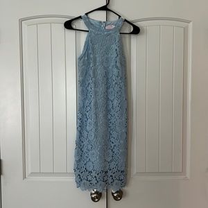 Pink Lily Halter lace, lined dress